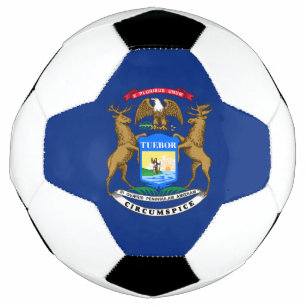 Ballon De Foot Drapeau de l'État du Michigan