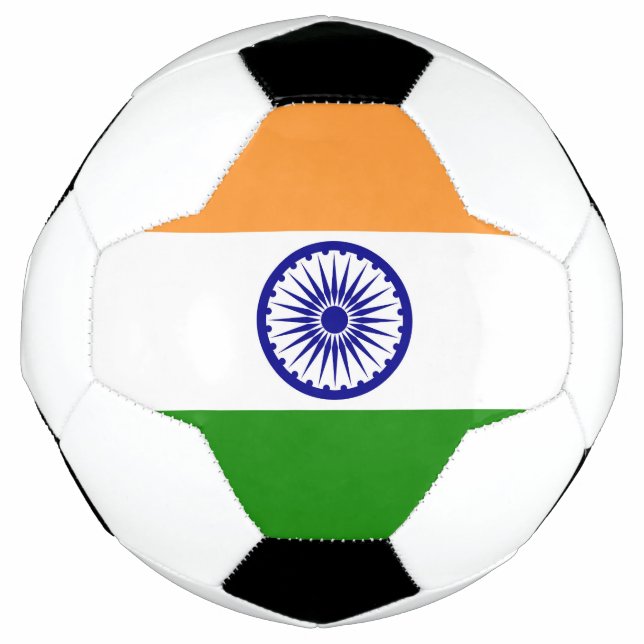 Ballon De Foot Drapeau de l'Inde (Devant)