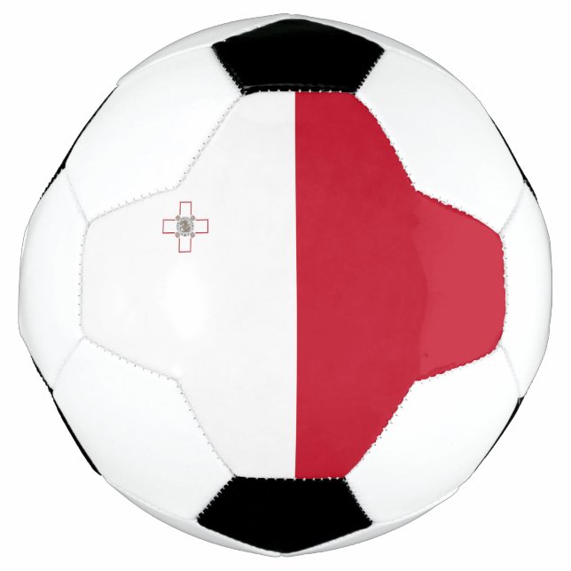 Ballon De Foot Drapeau de Malte (Devant)
