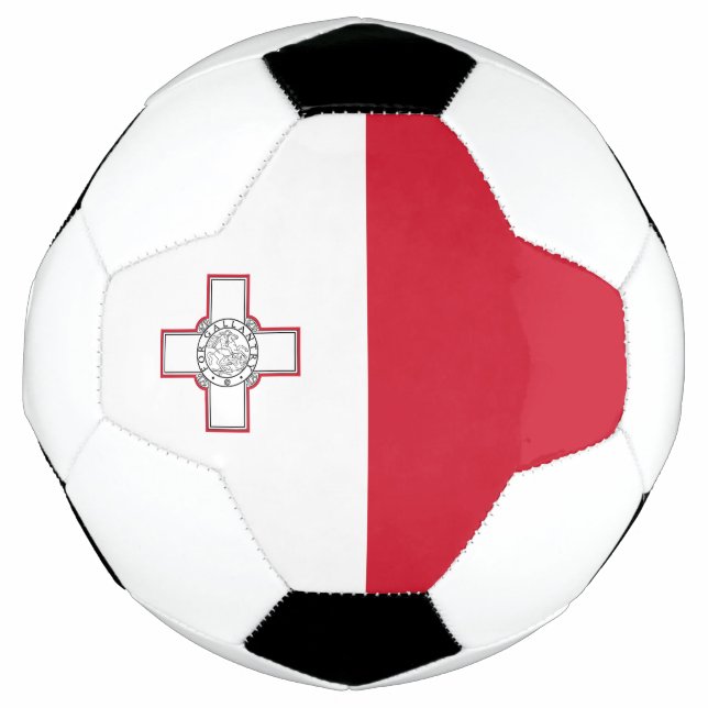 Ballon De Foot Drapeau de Malte (Devant)