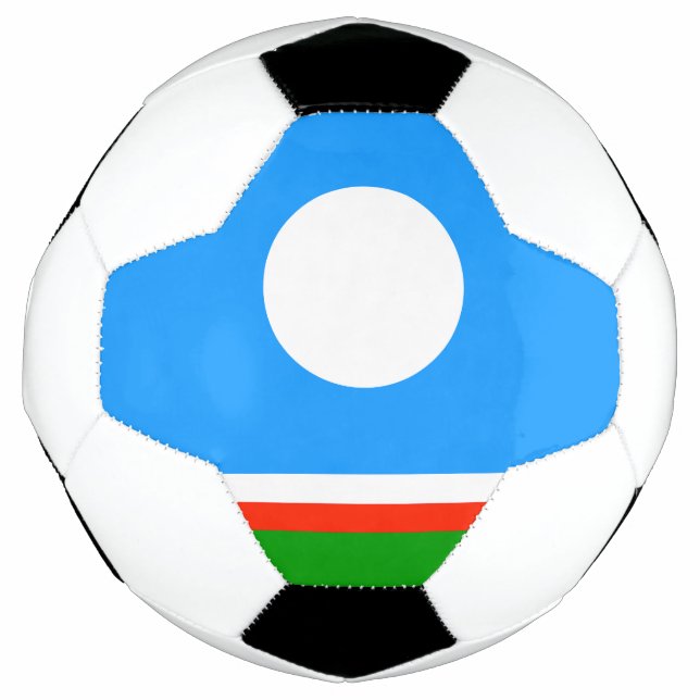 Ballon De Foot Drapeau de Sakha (Devant)