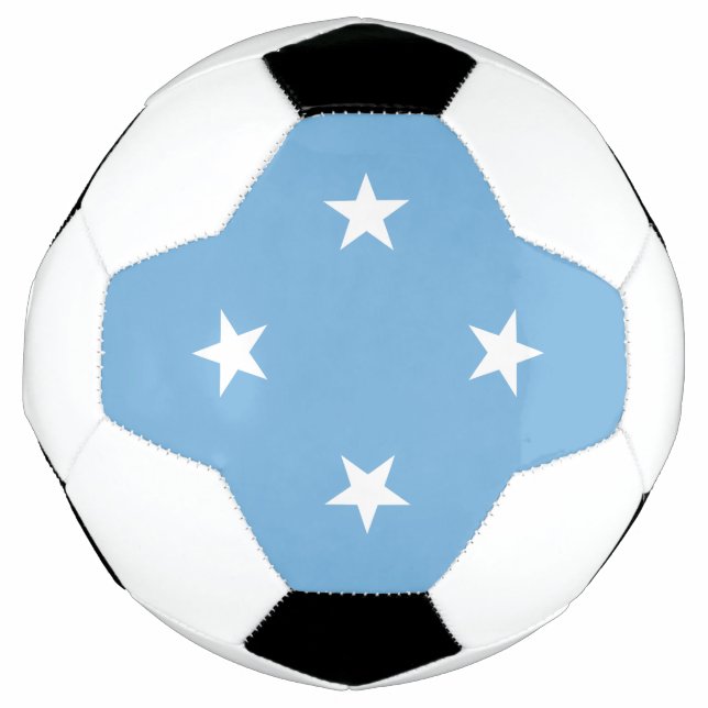 Ballon De Foot Drapeau des États fédérés de Micronésie (Devant)
