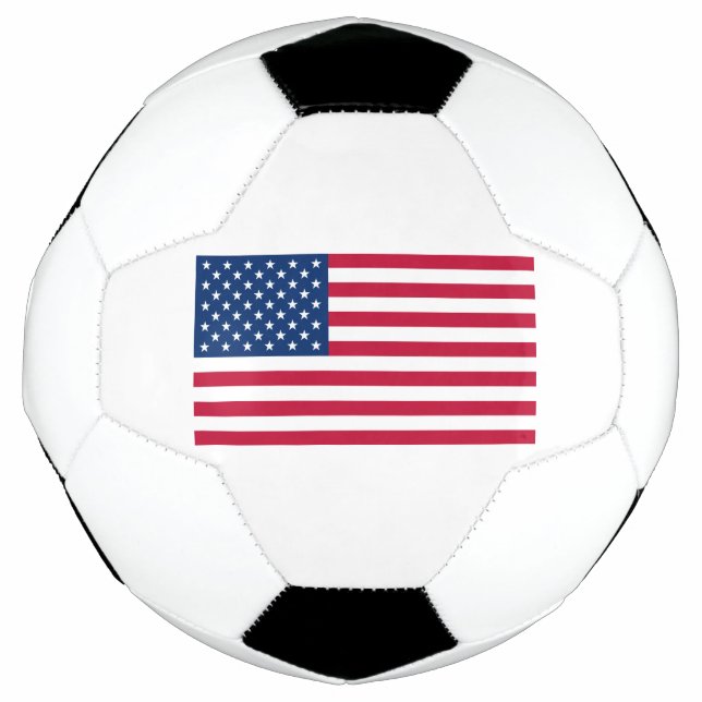 Ballon De Foot Drapeau des États-Unis d'Amérique (Devant)