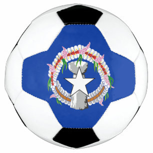 Ballon De Foot Drapeau des Îles Mariannes du Nord