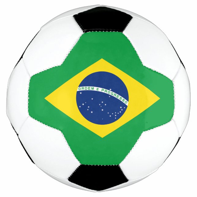 Ballon De Foot Drapeau du Brésil patriotique (Devant)