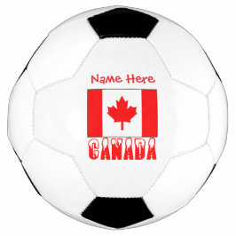 Ballon De Foot Drapeau du Canada Personnalisé