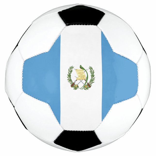 Ballon De Foot Drapeau du Guatemala (Devant)