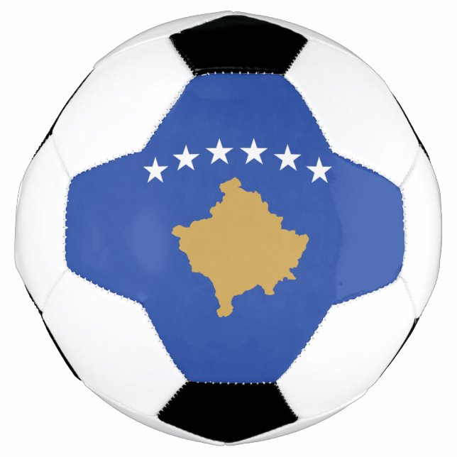 Ballon De Foot Drapeau du Kosovo (Devant)
