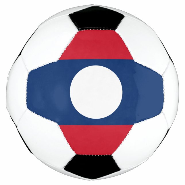 Ballon De Foot Drapeau du Laos (Devant)