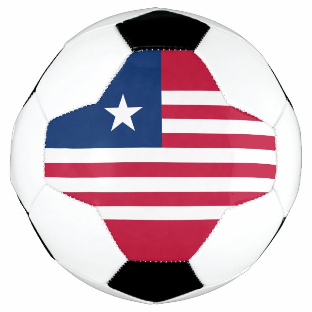 Ballon De Foot Drapeau du Libéria (Devant)