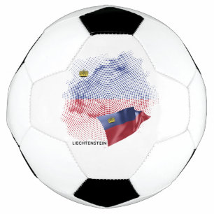 Ballon De Foot drapeau du Liechtenstein