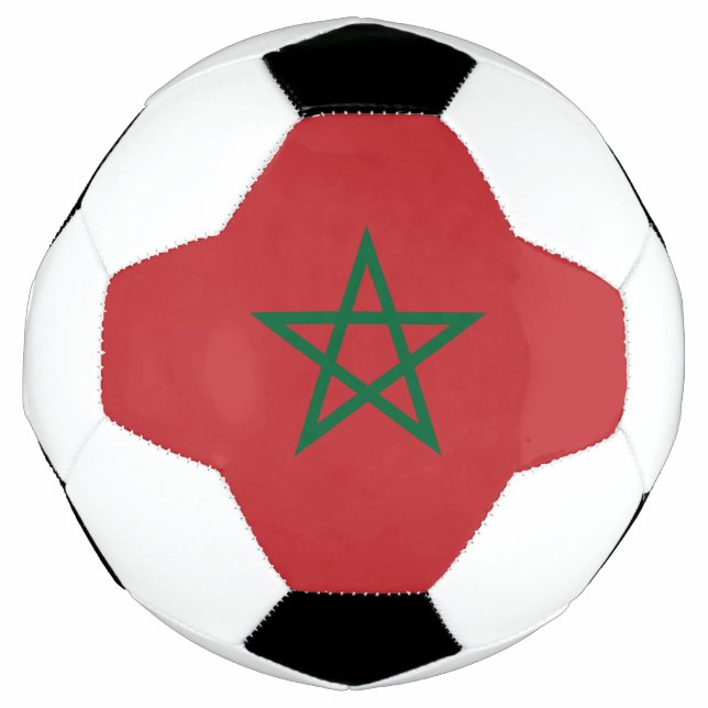 Ballon De Foot Drapeau du Maroc (Devant)