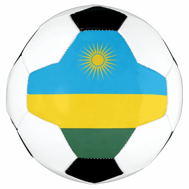 Ballon De Foot Drapeau du Rwanda (Devant)
