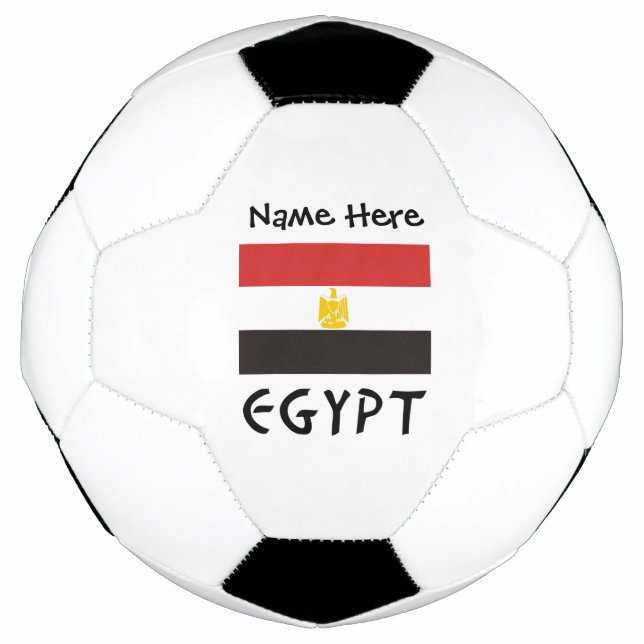 Ballon De Foot Drapeau égyptien personnalisé (Devant)