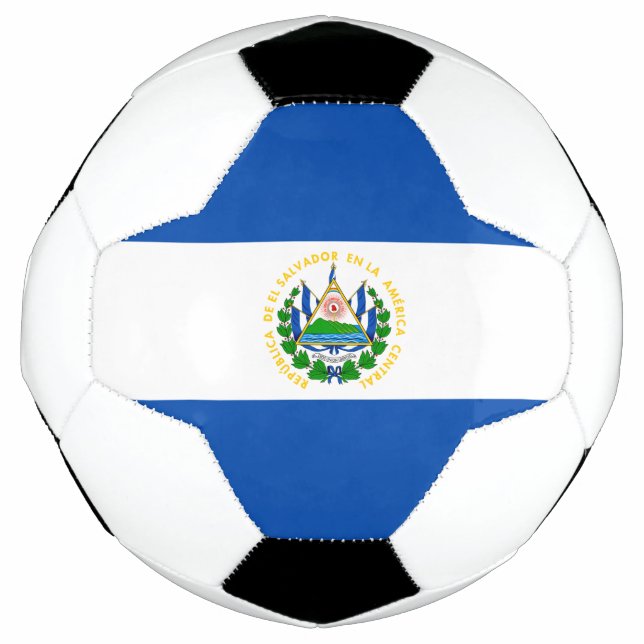 Ballon De Foot Drapeau El Salvador (Devant)