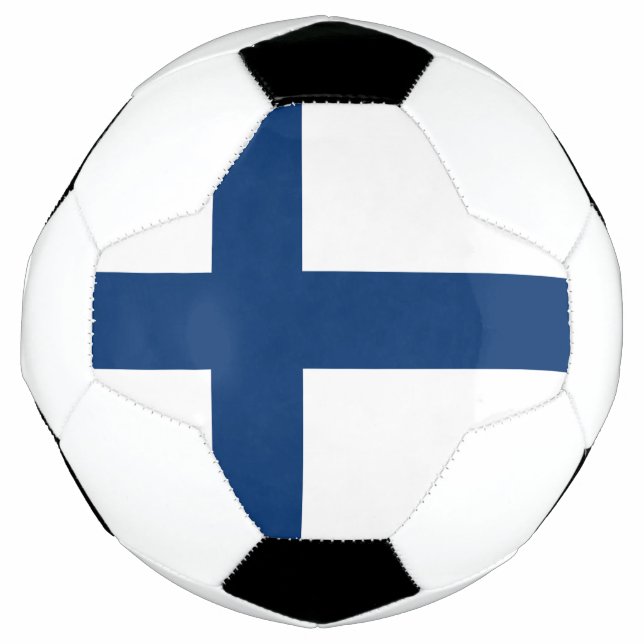 Ballon De Foot Drapeau Finlande (Devant)