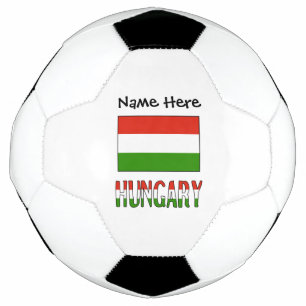 Ballon De Foot Drapeau hongrois personnalisé de Hongrie