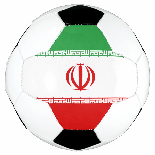 Ballon De Foot Drapeau Iran (Devant)