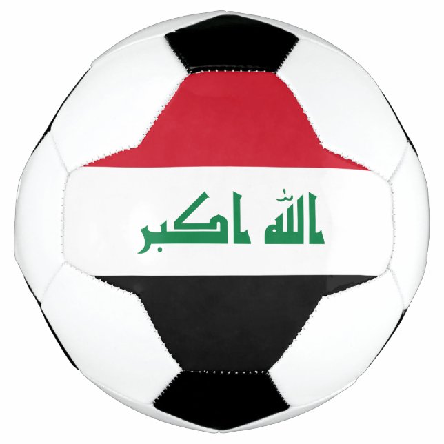 Ballon De Foot Drapeau Iraq (Devant)