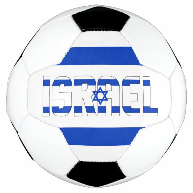 Ballon De Foot Drapeau Israël adorable patriotique (Devant)
