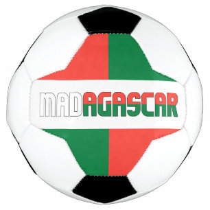 Ballon De Foot Drapeau Madagascar adorable patriotique