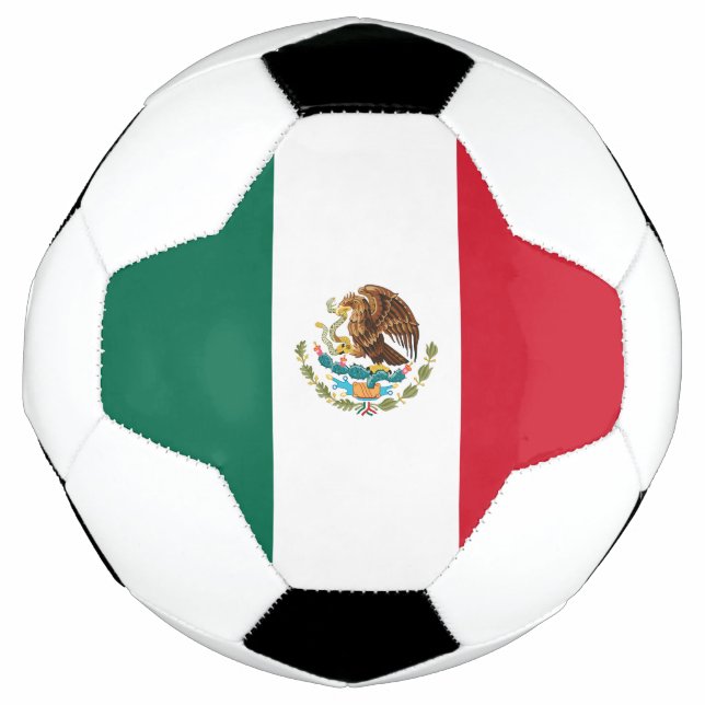 Ballon De Foot Drapeau mexicain (Devant)