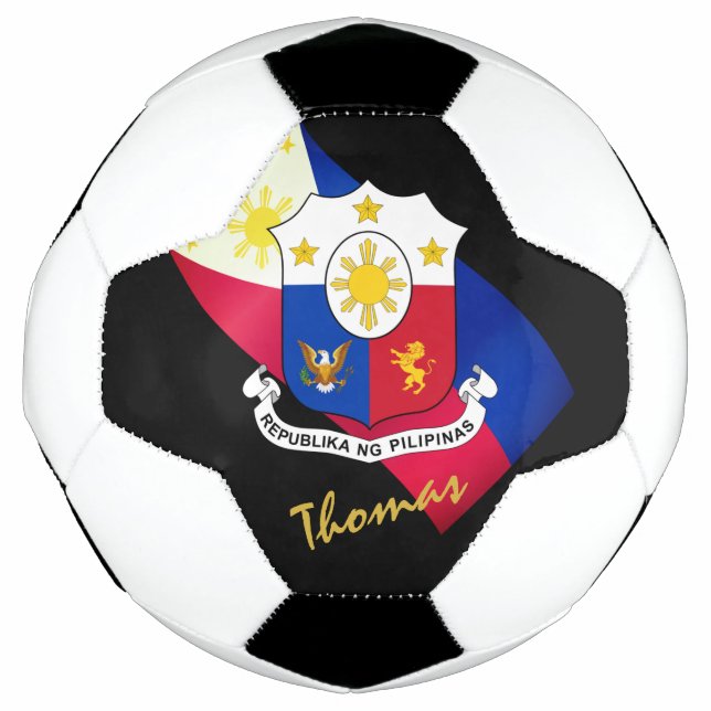 Ballon De Foot Drapeau Monogramme Philippines Football & Philippi (Devant)