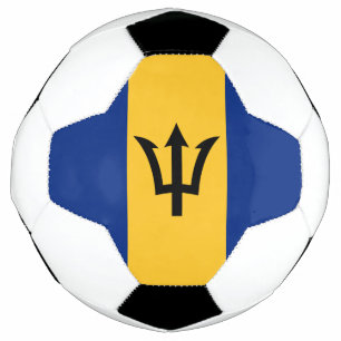 Ballon De Foot Drapeau patriotique de la Barbade