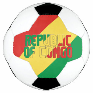 Ballon De Foot Drapeau République du Congo Adorable patriotique