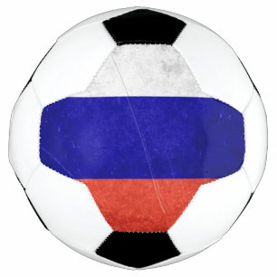 Ballon De Foot Drapeau russe Grunge
