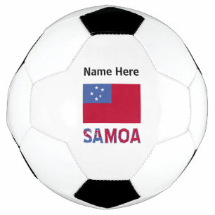 Ballon De Foot Drapeau samoan personnalisé