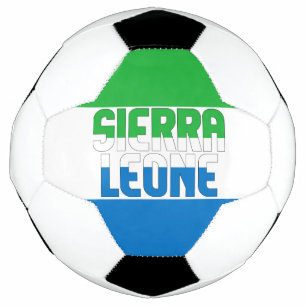 Ballon De Foot Drapeau Sierra Leone adorable patriotique