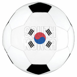Ballon De Foot Drapeau sud-coréen adorable patriotique