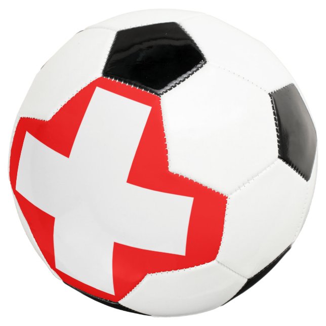 Ballon De Foot drapeau suisse (3/4)