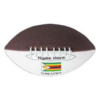 Ballon De Foot Drapeau zimbabwéen personnalisé