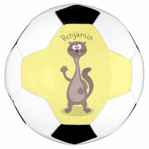 Ballon De Foot Drôle dessin animé en toile