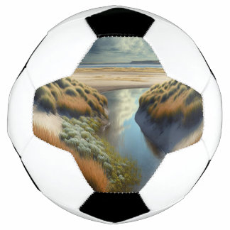 Ballon De Foot Dunes côtières néerlandaises