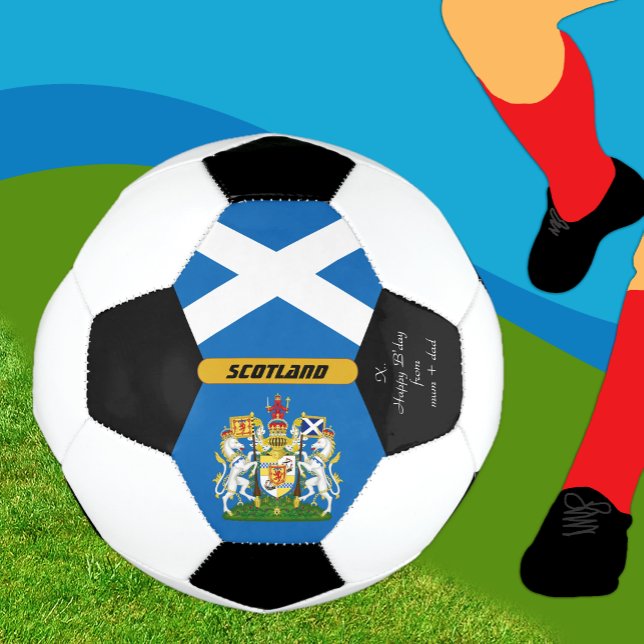 Ballon De Foot Ecosse Personnalisée, Drapeau, Photo Soccer Ball (Créateur téléchargé)