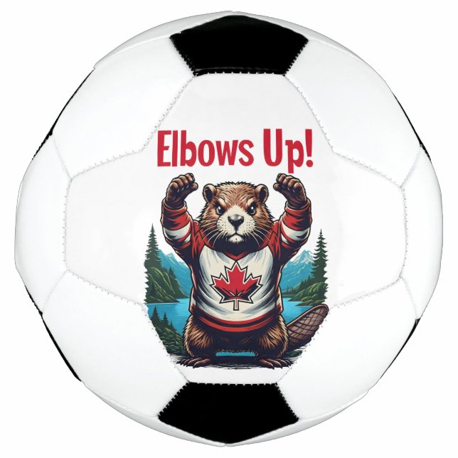 Ballon De Foot Elbows Up Canada (Devant)