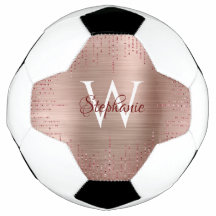 Élégant Monogramme Or Rose