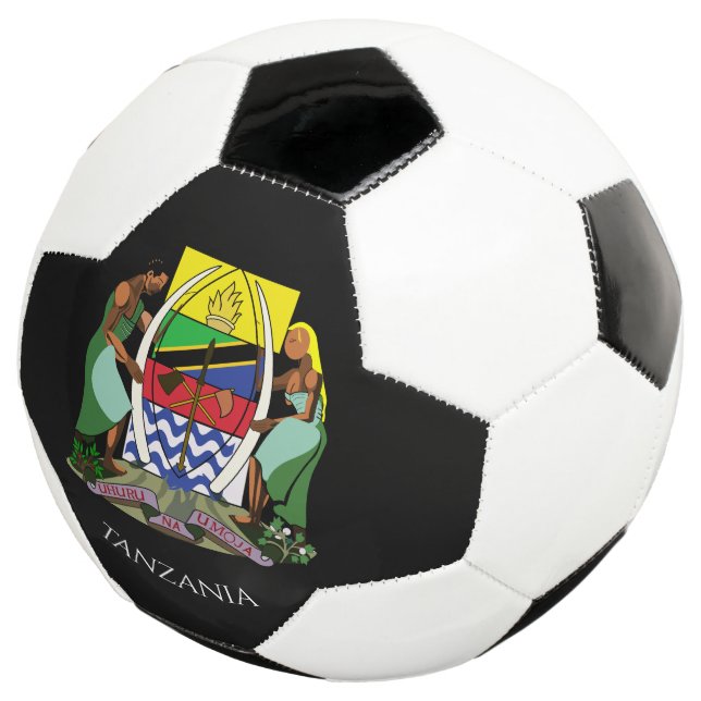Ballon De Foot emblème de la tanzanie (3/4)
