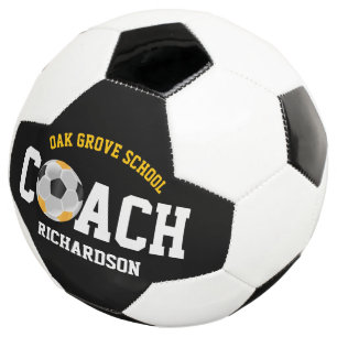 Ballon De Foot Entraîneur sportif de football - Or