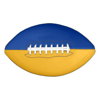 Ballon De Foot Équipe de collège Couleurs Bleu/Jaune Gold Footbal