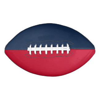 Ballon De Foot Équipe sportive du collège Couleurs Marine Bleu/Ro