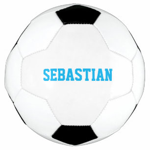 Ballon De Foot Équipe sportive personnalisée bleu clair