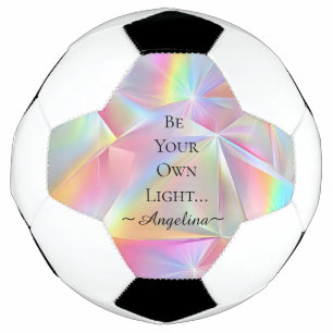 Ballon De Foot Esthétique holographique