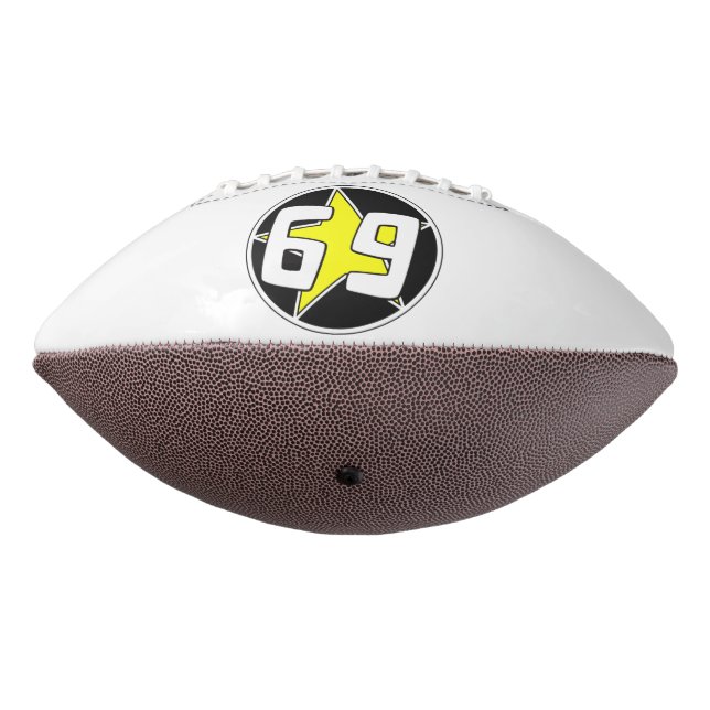 Ballon De Foot Étoile jaune 69 (Tourné à 270°)