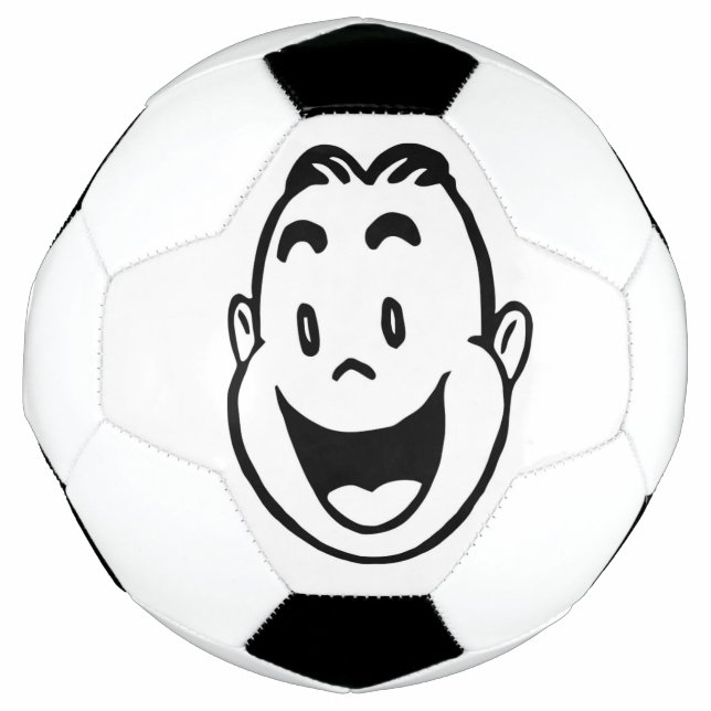 BALLON DE FOOT FACE HEUREUSE (Devant)