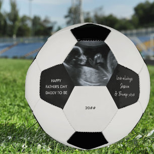 Ballon De Foot fête des pères Papa sera Sonogramme Photo person