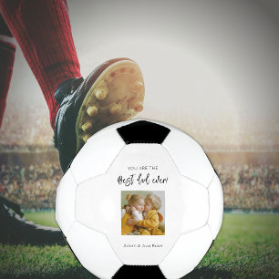 Ballon De Foot Fête des pères photo personnalisée du meilleur pap